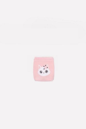 Трусы для девочки Crockid К 1909-3 светлый лосось, светлый жемчуг, котики в цветах (розовый котик)