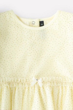 Платье для девочки Crockid КР 5736 бледно-лимонный к319