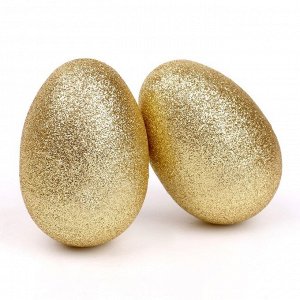 Основа для творчества «Яйцо», открывается, набор 2 шт., размер 1 шт: 8 ? 5 см, цвет золотой