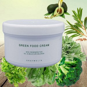 Крем для лица и тела с экстрактами зеленых овощей и фруктов Graymelin Green Food Cream, 500гр