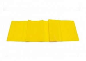 Эластичная лента для занятий спортом, цвет желтый