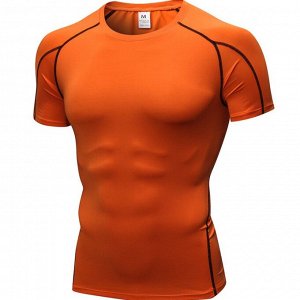 Мужская футболка, цвет оранжевый