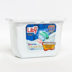 Капсулы для стирки Liby "Antibacterial Softener", 18 шт.