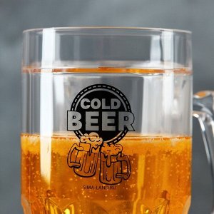 Пивная кружка охлаждающая Cold BEER, 420 мл