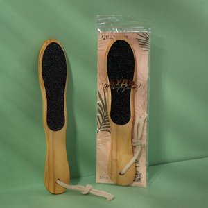 Тёрка для ног «Мечтай», наждачная, двусторонняя, 27 см, в PVC-чехле. деревянная