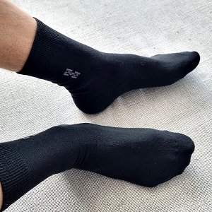 Ростекс носки мужские с лайкрой Премиум черные