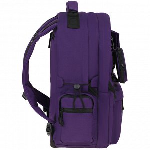 Рюкзак Berlingo многофункциональный &quot;&quot;Discovery violet&quot;&quot; 40,5*28,5*15см, 2 отделения, 7 карманов