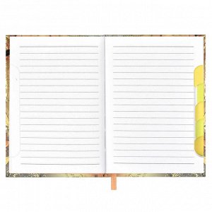 Записная книжка Notebook, размер 98х135 мм, количество листов 200, твёрдый переплёт с поролоном, матовая/глянцевая ламинация, тиснение фольгой/выборочная УФ-лакирофка