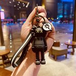 KAWS - Коллекция брелков для ключей и рюкзаков - черный
