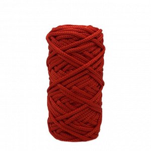 Полиэфирный шнур для вязания ПЭШ_04_50 Томат, 4 мм/50 метров