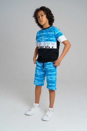 Комплект трикотажный для мальчиков: фуфайка (футболка), шорты