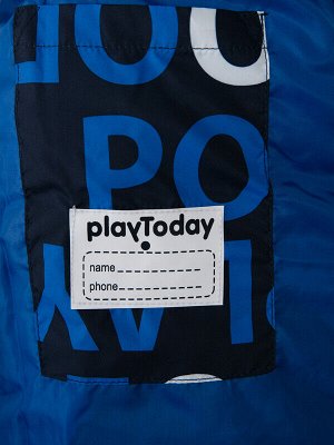 Play today Куртка текстильная с полиуретановым покрытием для мальчиков