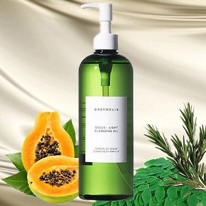 Успокаивающее гидрофильное масло с зеленым чаем Graymelin Green-Light Cleansing Oil, 400мл