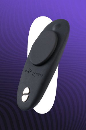 Клиторальный стимулятор WE-VIBE Moxie силикон, черный, 9,2 см