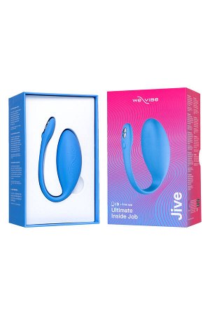 Виброяйцо WE-VIBE Jive силикон, синий, 9,2 см