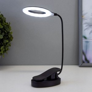 Настольная лампа "Декко" LED 1,5Вт АКБ черный 8х4х28,5 см