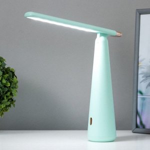 Лампа настольная «Страйк» LED 3 режима 1.5 Вт USB зеленый 6.8x6.8x28.5 см RISALUX
