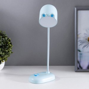 Лампа настольная «Мими» LED 3 Вт диммер USB голубой 8x12.5x32 см RISALUX
