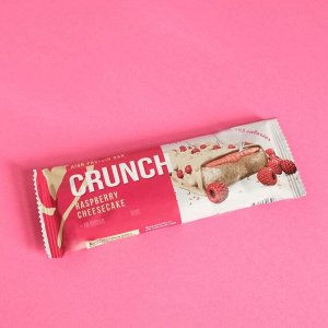 Протеиновый батончик Crunch Bar «Малиновый чизкейк» спортивное питание, 60 г