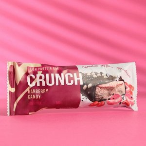 Протеиновый батончик Crunch Bar "Барбарис" спортивное питание, 60 г