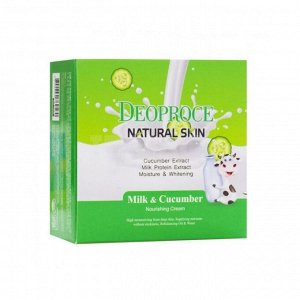 Deoproce Увлажняющий крем для лица с экстрактом огурца / Whitening Anti Wrinkle Moisture Milk Cucumber Cream, 100 мл