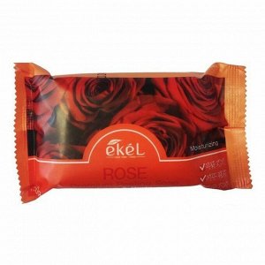 Ekel cosmetics Ekel Мыло косметическое с экстрактом розы Peeling Soap Rose, 150 г