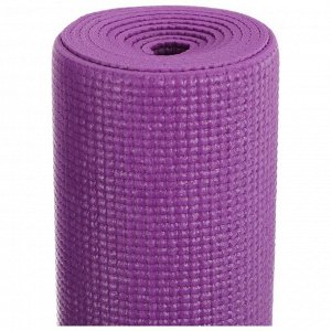 Коврик для йоги 173 х 61 х 0,3 см, цвет фиолетовый
