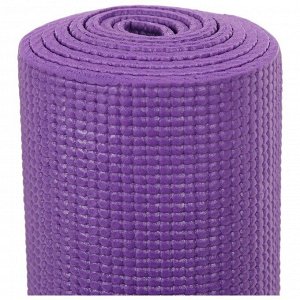 Коврик для йоги 173 x 61 x 0,5 см, цвет фиолетовый