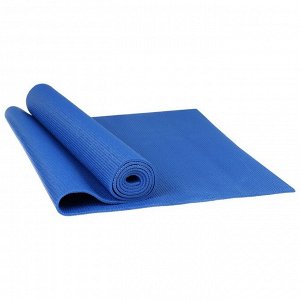 Коврик для йоги 173 ? 61 ? 0,5 см, цвет тёмно-синий