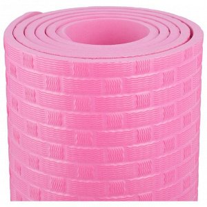 Sangh Коврик для йоги 183 х 61 х 0,7 см, цвет розовый