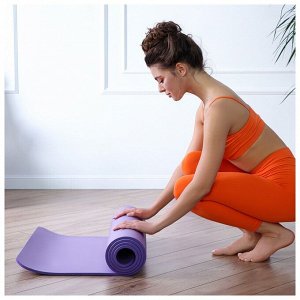 Sangh Коврик для йоги 183 x 61 x 1 см, цвет фиолетовый