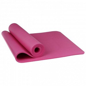 Коврик для йоги 183 ? 61 ? 1 см, цвет розовый