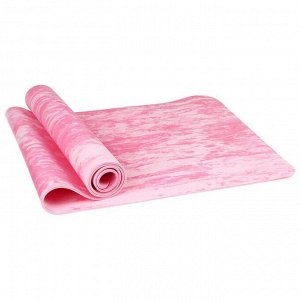 Sangh Коврик для йоги 183 x 61 x 0,6 см, цвет розовый