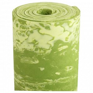 Коврик для йоги 183 x 61 x 0,8 см, цвет зелёный