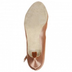 СИМА-ЛЕНД Туфли-лодочки танцевальные для женского стандарта, модель 011dR, сатин, размер 37,5