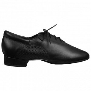 СИМА-ЛЕНД Туфли танцевальные для мужского стандарта, модель 25010, натуральная кожа, цвет чёрный, размер 40