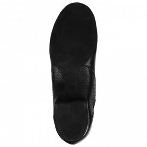 СИМА-ЛЕНД Туфли танцевальные для мужского стандарта, модель 25010, натуральная кожа, цвет чёрный, размер 40