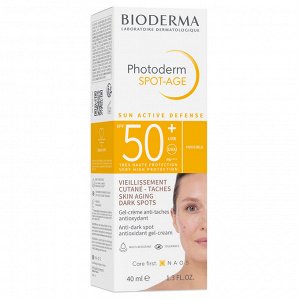 Биодерма Крем против пигментации и морщин Spot Age SPF 50+, 40 мл (Bioderma, Photoderm)