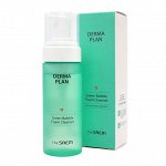 The Saem Успокаивающая пенка для умывания для проблемной кожи  Derma Plan Green Bubble Foam Cleanser