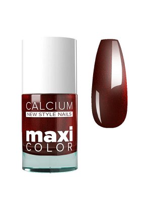 Лак для ногтей с кальцием MAXI COLOR GC 11мл №027