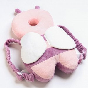 Рюкзак-подушка для безопасности малыша «Пчелка», цвет розовый