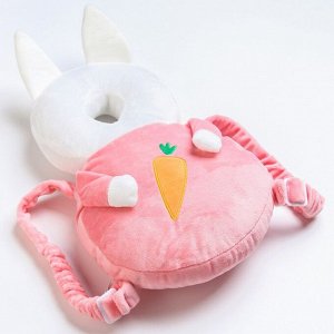 Крошка Я Рюкзак-подушка для безопасности малыша «Зайка», цвет розовый