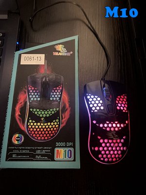 Игровая мышка YELANDAR GAME Series M с цветной RGB подсветкой