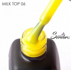 Молочный топ без липкого слоя &quot;Milk top&quot; для гель-лака ТМ &quot;Ser*o&quot;, 11 мл