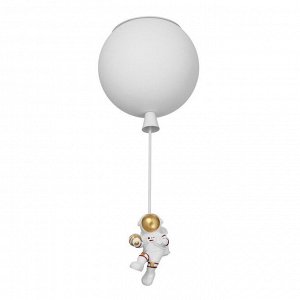 Светильник "Космонавт с шаром" E27 15Вт белый 20х20х45 см