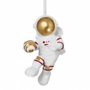 Светильник "Космонавт с шаром" E27 15Вт белый 20х20х45 см