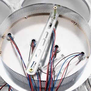 Люстра с ПДУ 1833/6SL LED 145Вт 3000-6000К диммер серебро 76х58,5х13,5 см