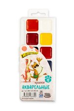 Краска акварель &quot;Гигантозавр&quot; набор GGZ-LW-0112 12 цветов