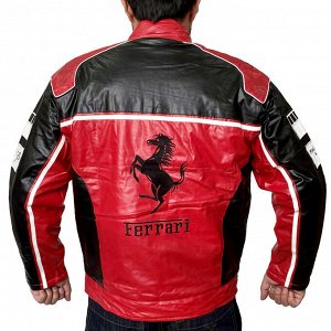 Спортивная мужская куртка Ferrari – moto-коллекция нового сезона. Культовый дизайн Чемпионата Мира №502