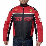 Красная мужская куртка Ferrari – мотоэкип для города и брутальный стиль на каждый день№506